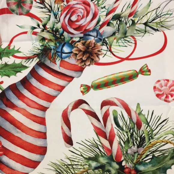 Christmas Holiday Peppermint Designer Kitchen Towel Michel Design Works NWT - Picture 16 of 16